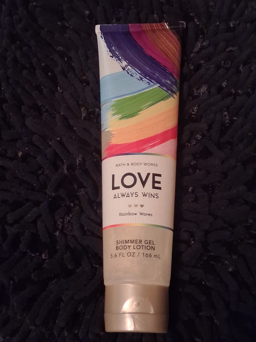 Bath & Body Works LOVE Always Wins Rainbow Waves Shimmer Gel Body Lotion - Multi